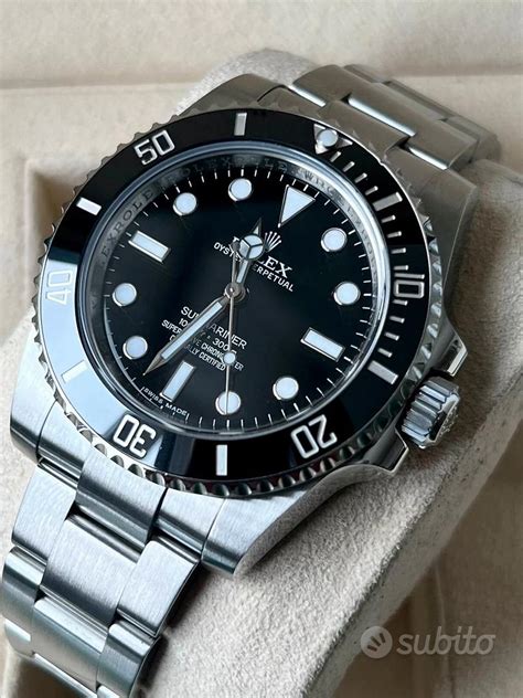 rolex submariner ghiera nera|rolex subacqueo.